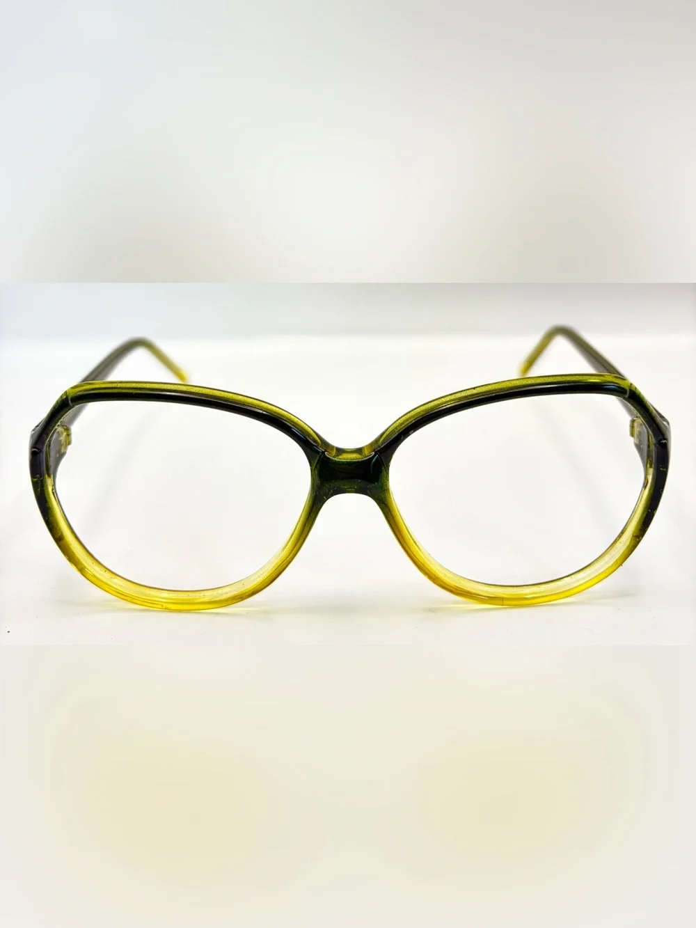 Zenni Green Oval Sunglasses Frames Only